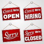 开业OPEN标志店招