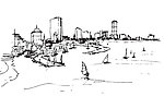 素描画