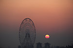 夕阳摩天轮