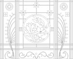 玻璃花纹