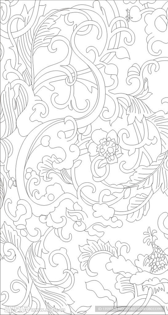 雕刻花纹