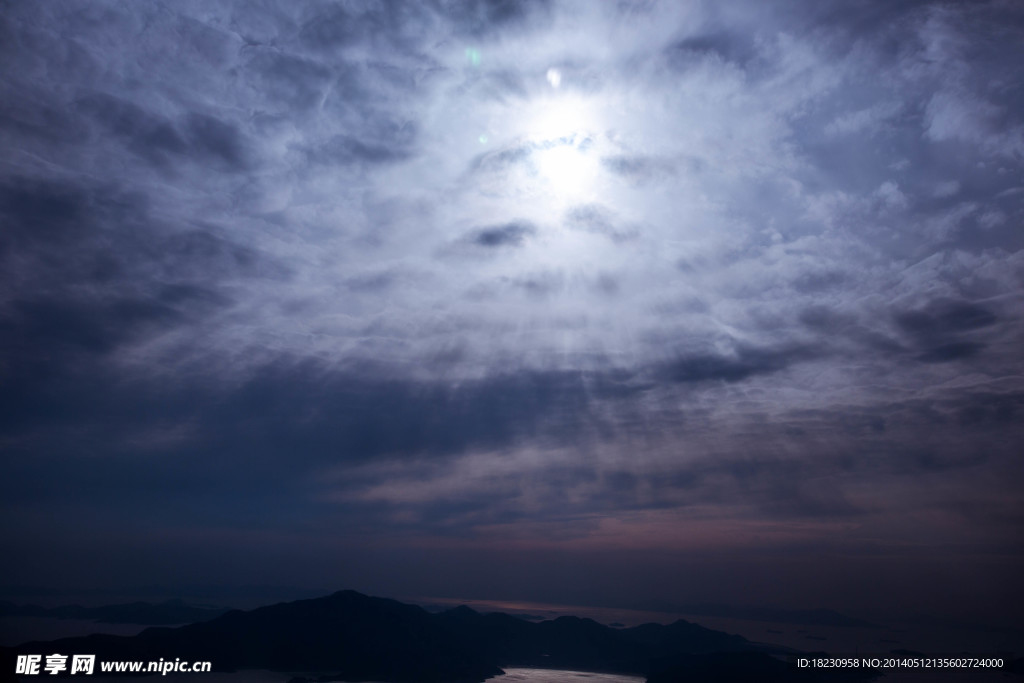 航拍天空