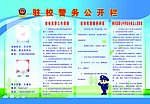 驻校警务公开栏