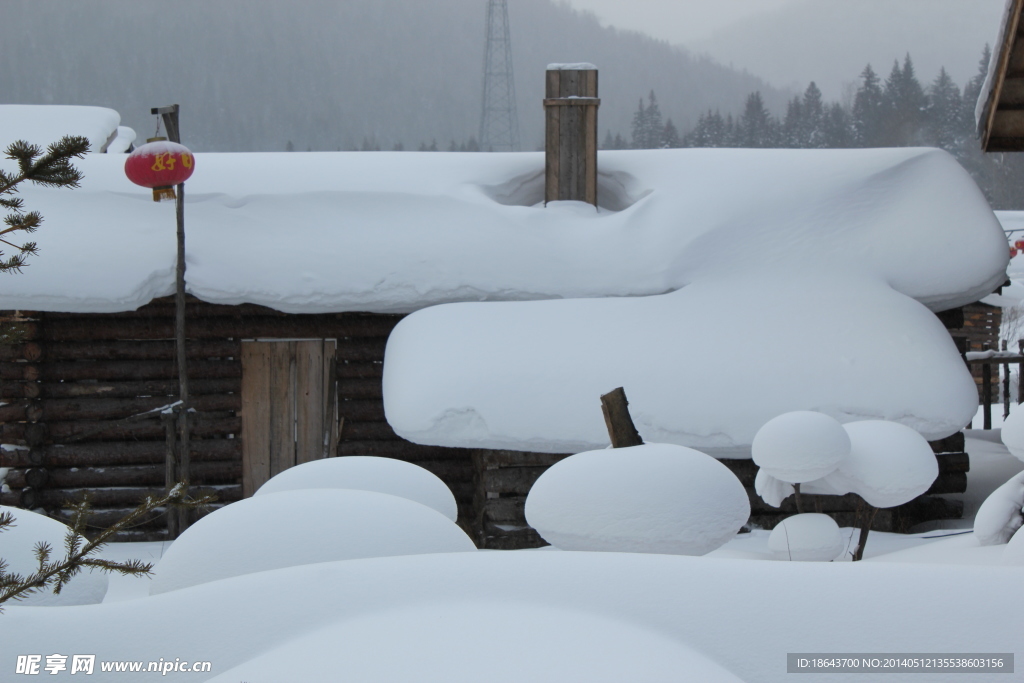 雪乡木屋