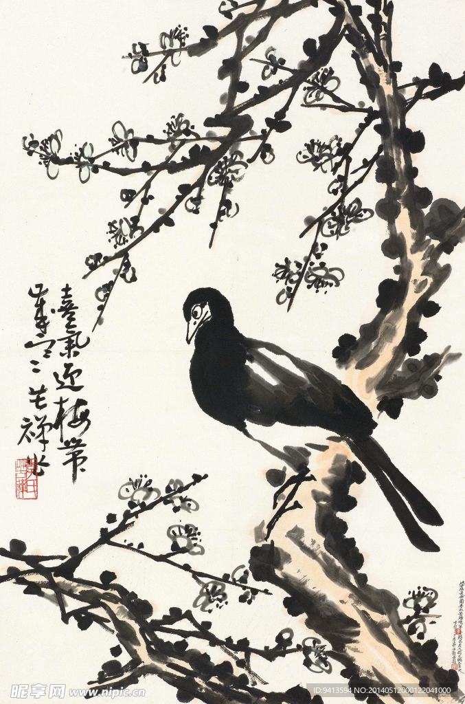 梅花喜鹊
