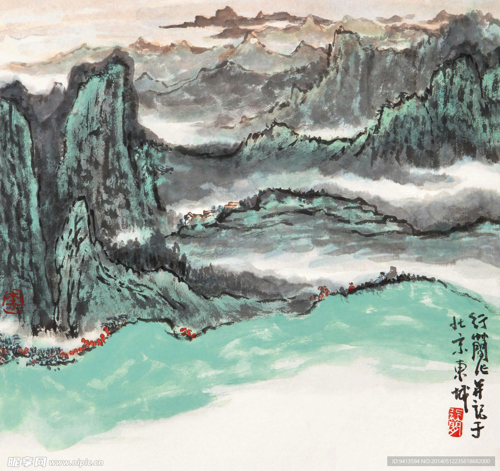 青山图
