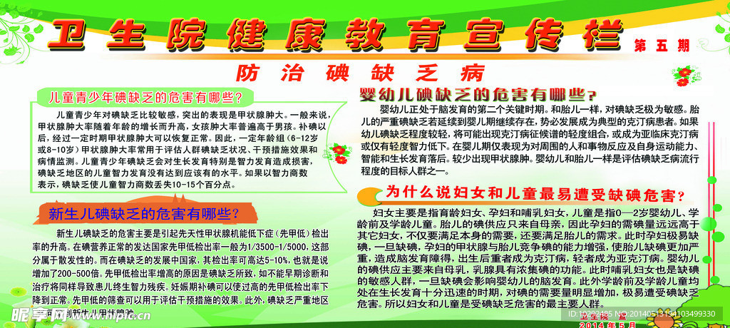健康教育宣传栏