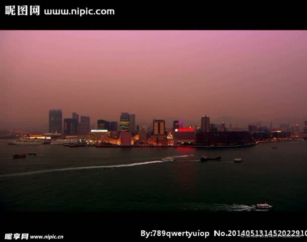 城市夜景视频素材