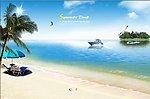 夏日海滩