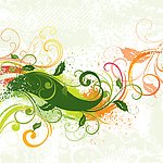 植物花纹