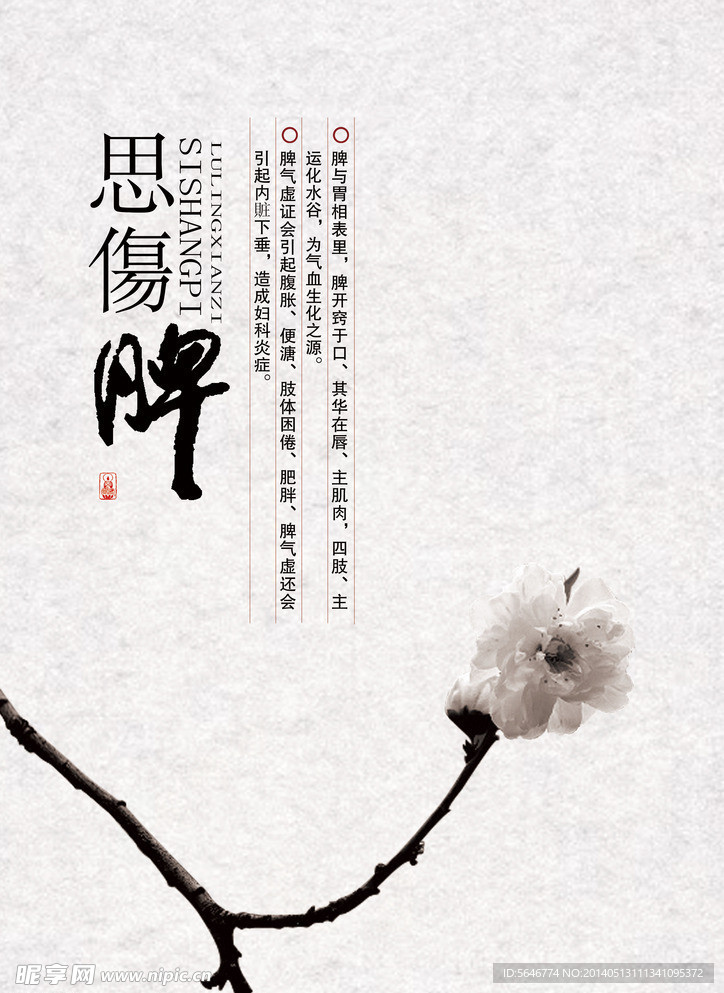 中式传统养生海报