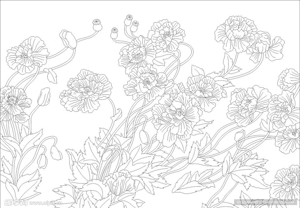玻璃花纹