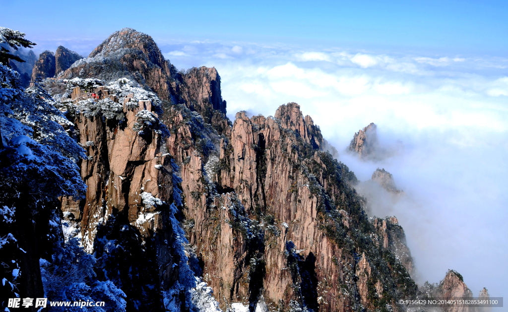 黄山 雪景