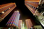 上海宝山宝莲城夜景