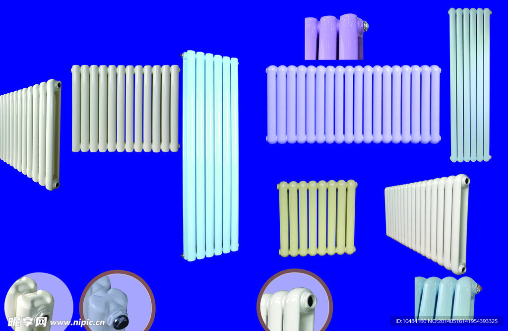 散热器 暖气片分层素