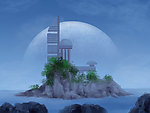 小岛建筑