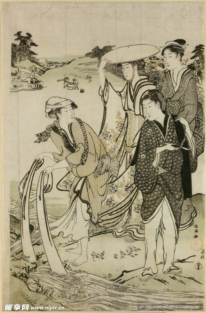 浮世绘设计素材