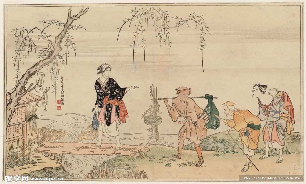 浮世绘设计素材
