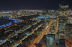 美国波士顿夜景全景