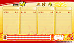业绩展板