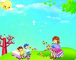 幼儿园背景素材