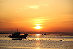 海边日落