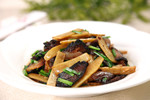 韭菜香干炒腊肉