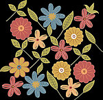 韩式花纹