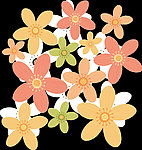 韩式花纹