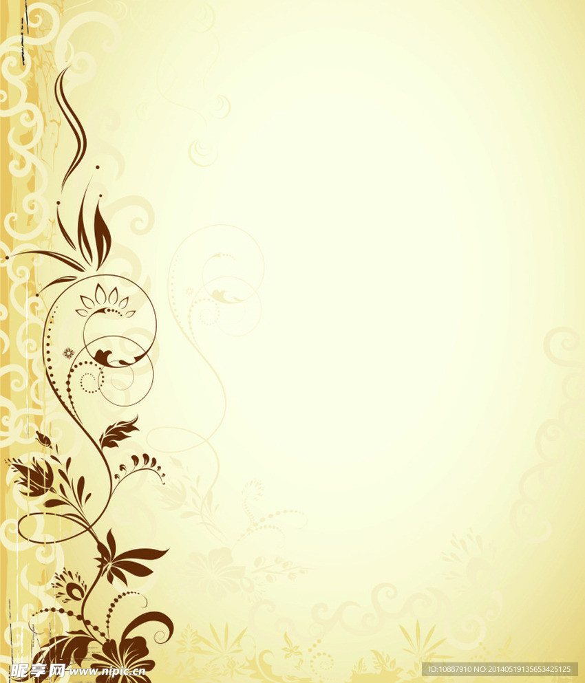 古典欧式花纹底纹墙纸