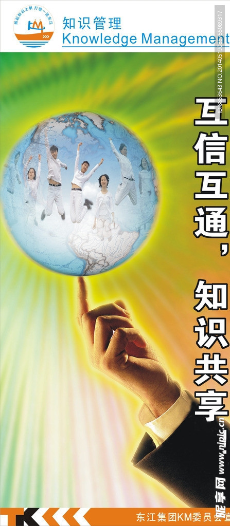 KM知识管理海报
