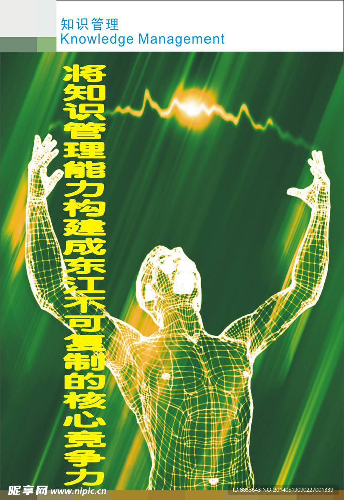 KM知识管理海报