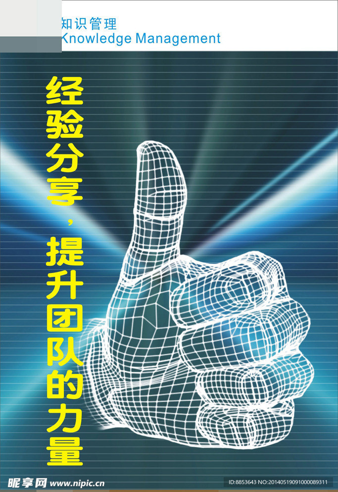 KM知识管理海报