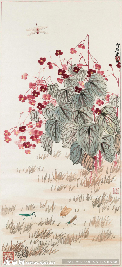 海棠秋虫