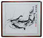 龙腾吉祥虾画