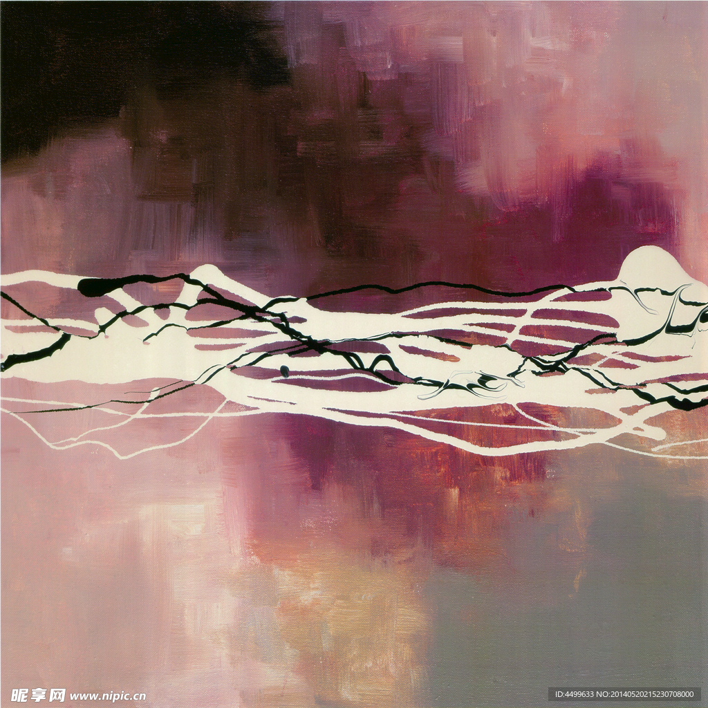 抽象无框画