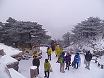 雪景安徽黄山