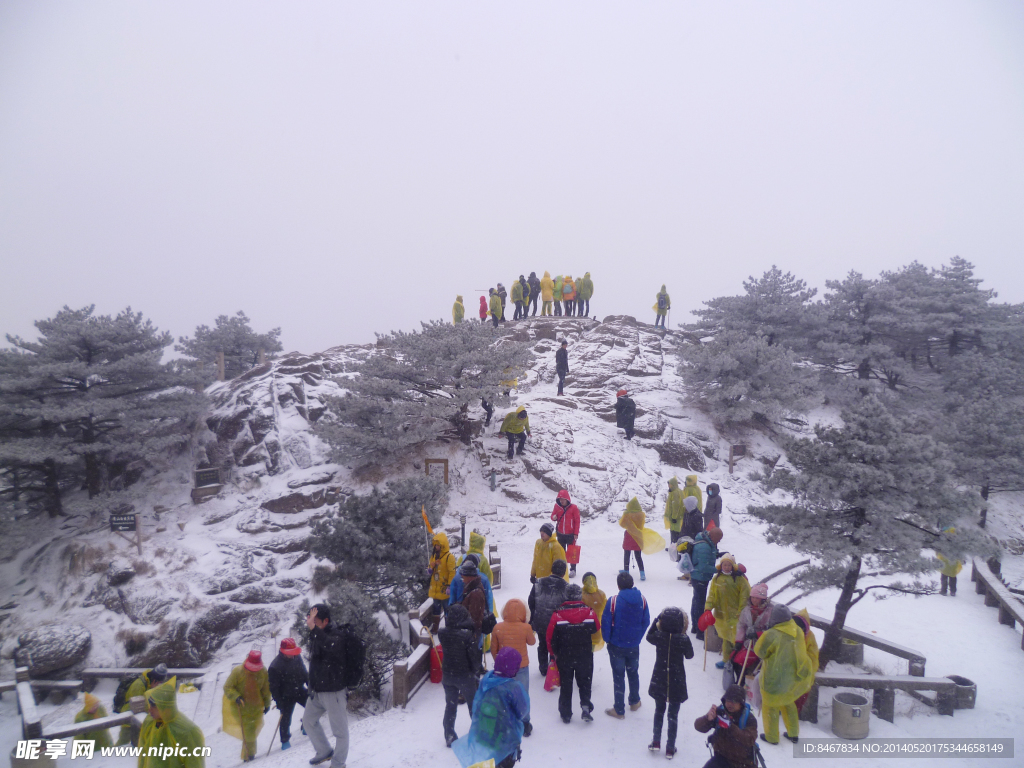 雪景 黄山