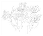 玻璃花纹