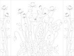 玻璃花纹