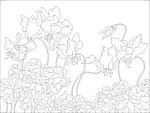 玻璃花纹