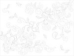 玻璃花纹