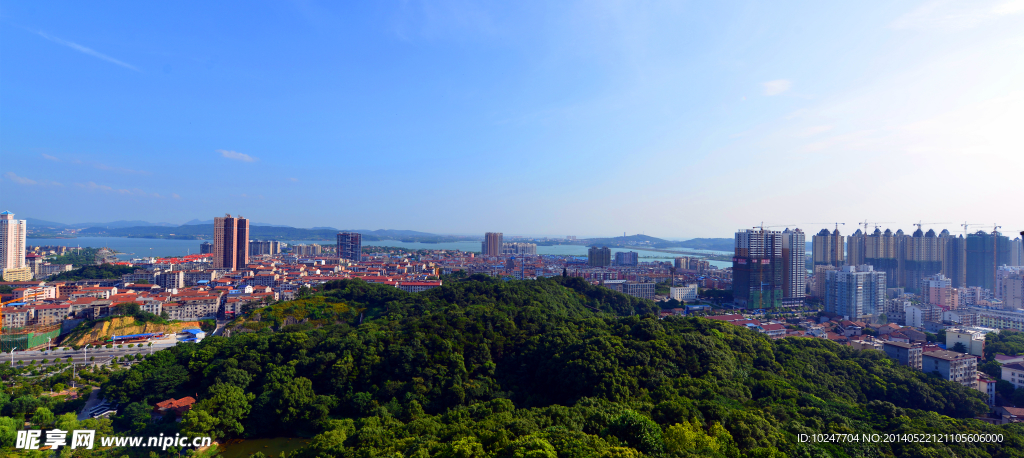 岳阳南湖风光