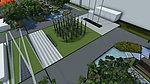 入口广场区 3d效果