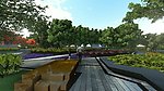 中心景观区3D效果图