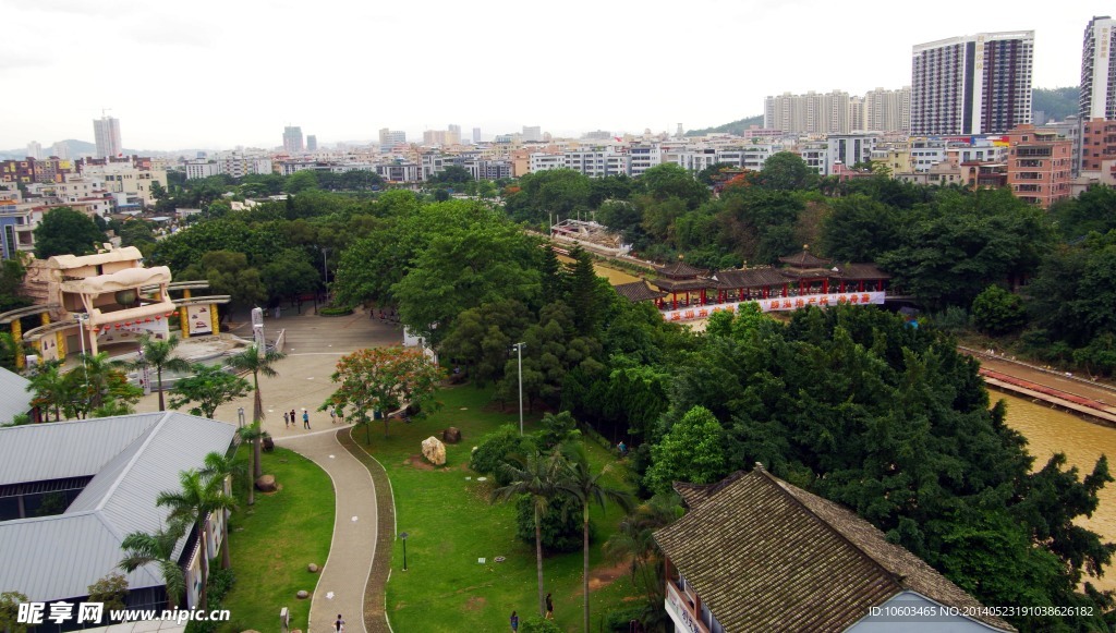 城市河流绿色景观