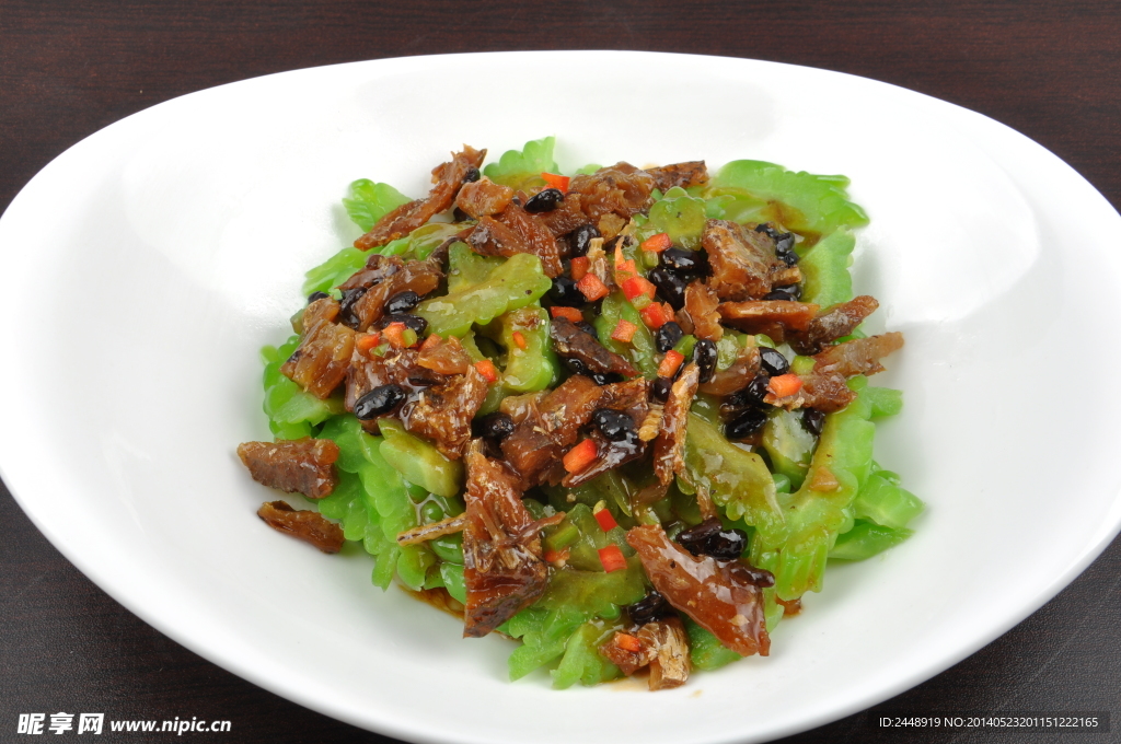 豆豉鲮鱼焖凉瓜