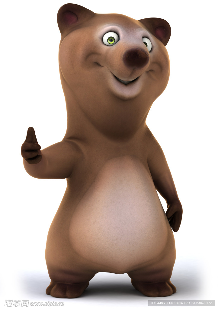 3D卡通小熊