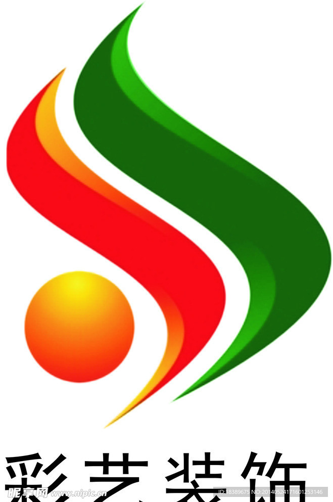 彩艺装饰logo