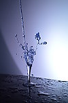 下落剧烈的水